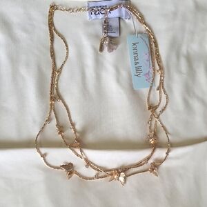 Lonna & Lilly Gold Layered Necklace with Elegant Design